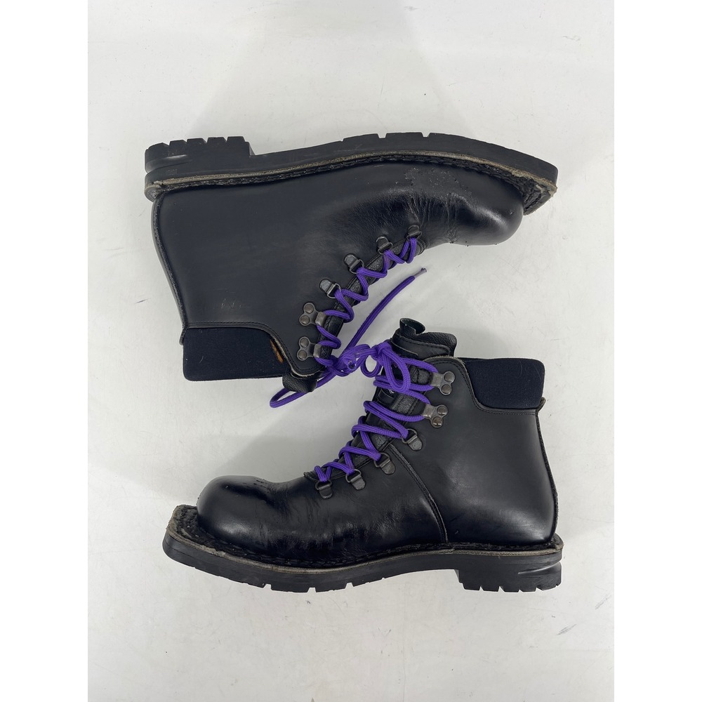 Alico Leather Cross Country Ski Boots Unisex Black Good 75mm Nordic Norm Vibram - Picture 6 of 10